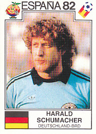 Harald Schumacher WC 1982 Germany samolepka Panini World Cup Story #144